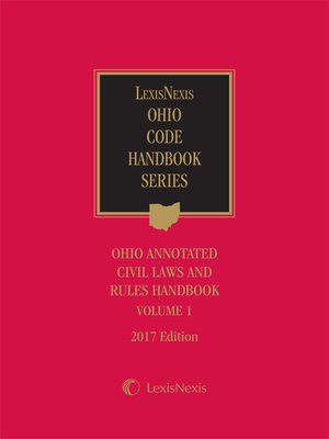 cover image of Ohio Annotated Civil Laws and Rules Handbook